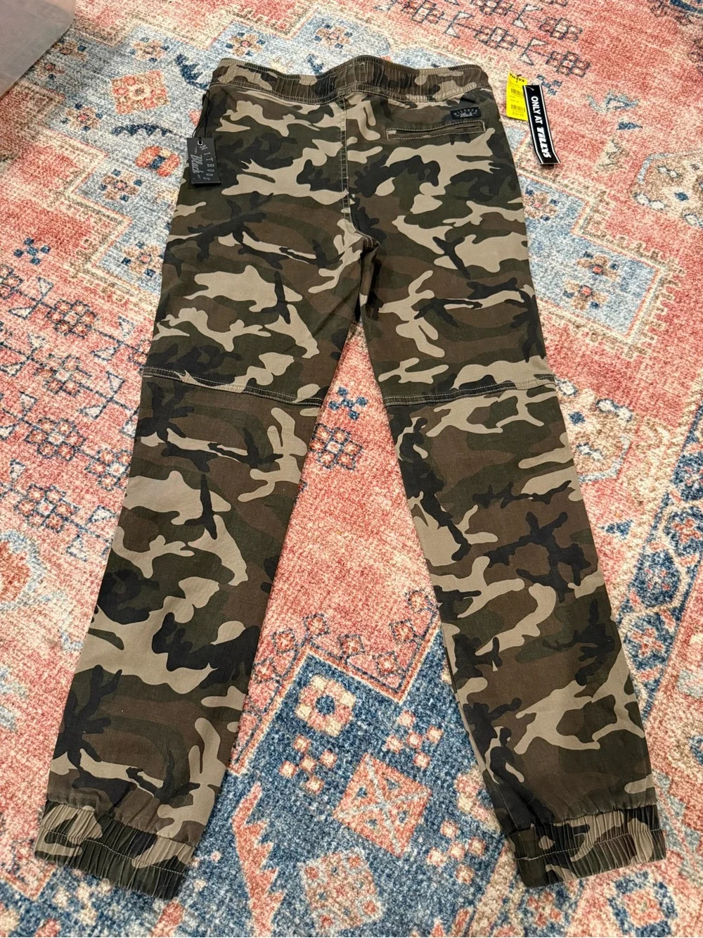Tilly's Boys Camo Cargo Joggers - Green, Brown, Black
